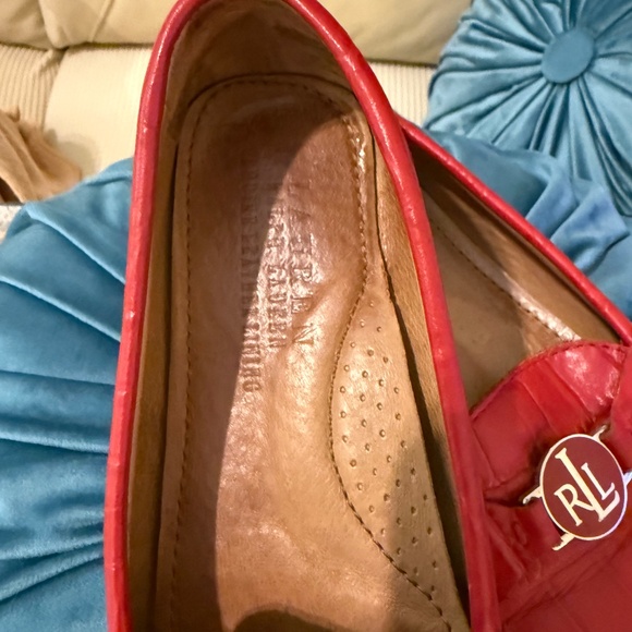 2026 PRICE REDUCTION: RED RALPH LAUREN DRIVING SHOES, 6.5B - Picture 4 of 12